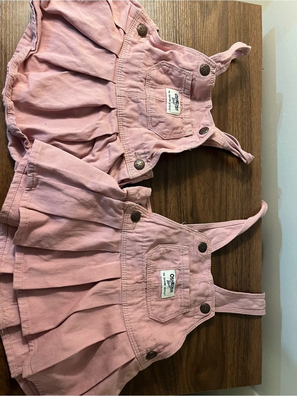 Osh Kosh B’gosh Baby girl overalls bundle